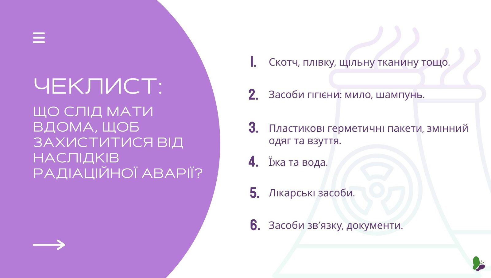 моз: Що слід мати вдома, щоб захиститися від наслідків радіаційної аварії?