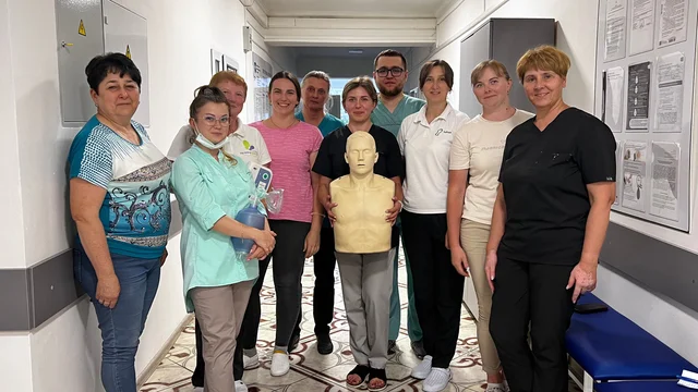 Колектив Нефроцентру пройшов Курс базової підтримки життя BLS (Basic Life Support) від Європейської ради реанімації