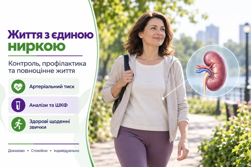 Життя з однією ниркою