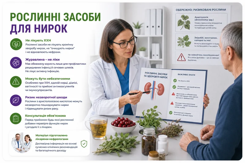 Рослинні засоби у профілактиці хвороб нирок